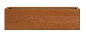 Modulaire Bloembak Corten 42cm Hoog, Stel Zelf Uw Bloembak Samen! A. van Elk BV